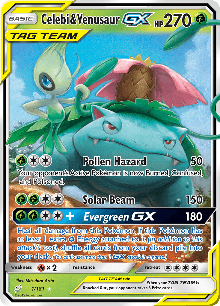 Celebi & Venusaur-GX 1/181