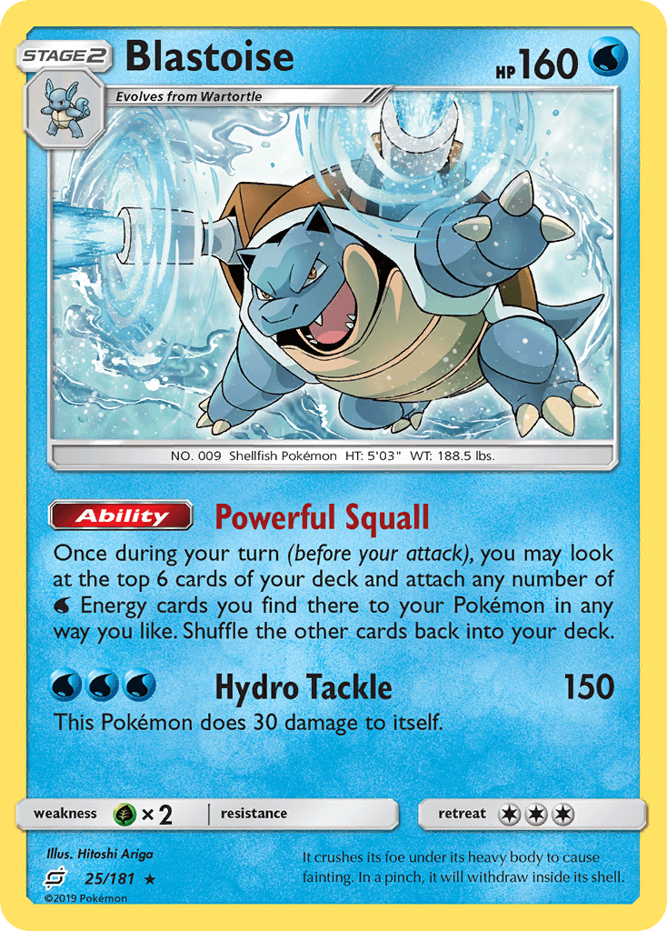 Blastoise 25/181