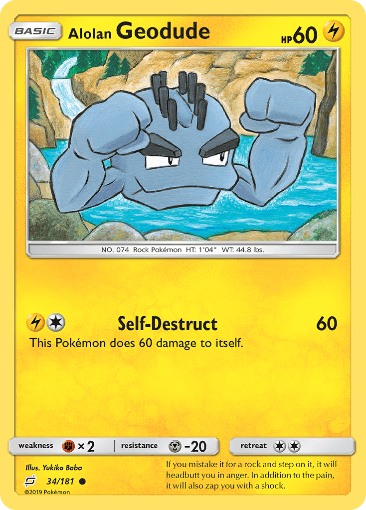 Alolan Geodude 34/181