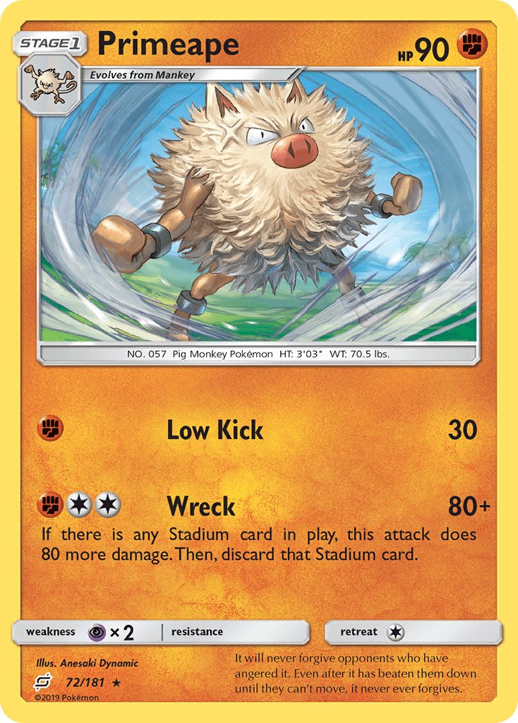 Primeape 72/181