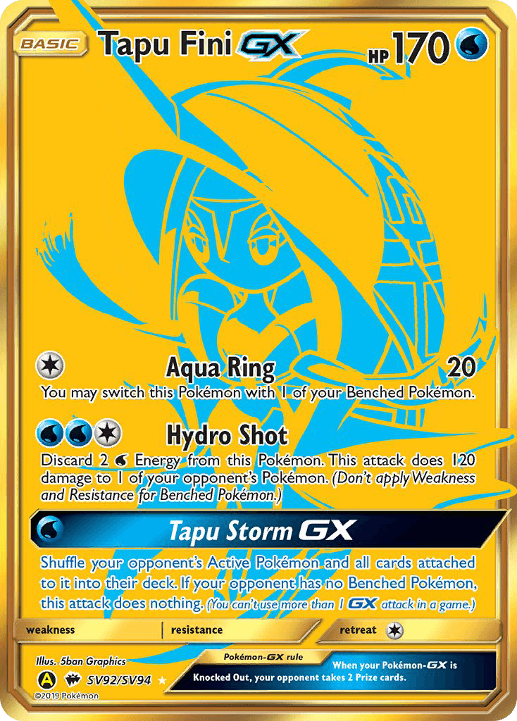 Tapu Fini-GX SV92/94