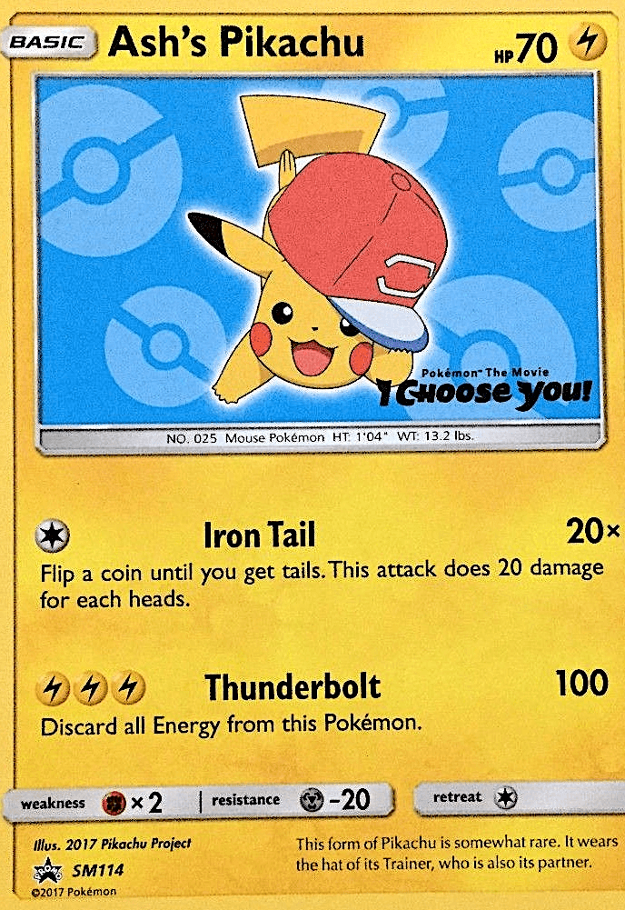 Ash's Pikachu SM114/248