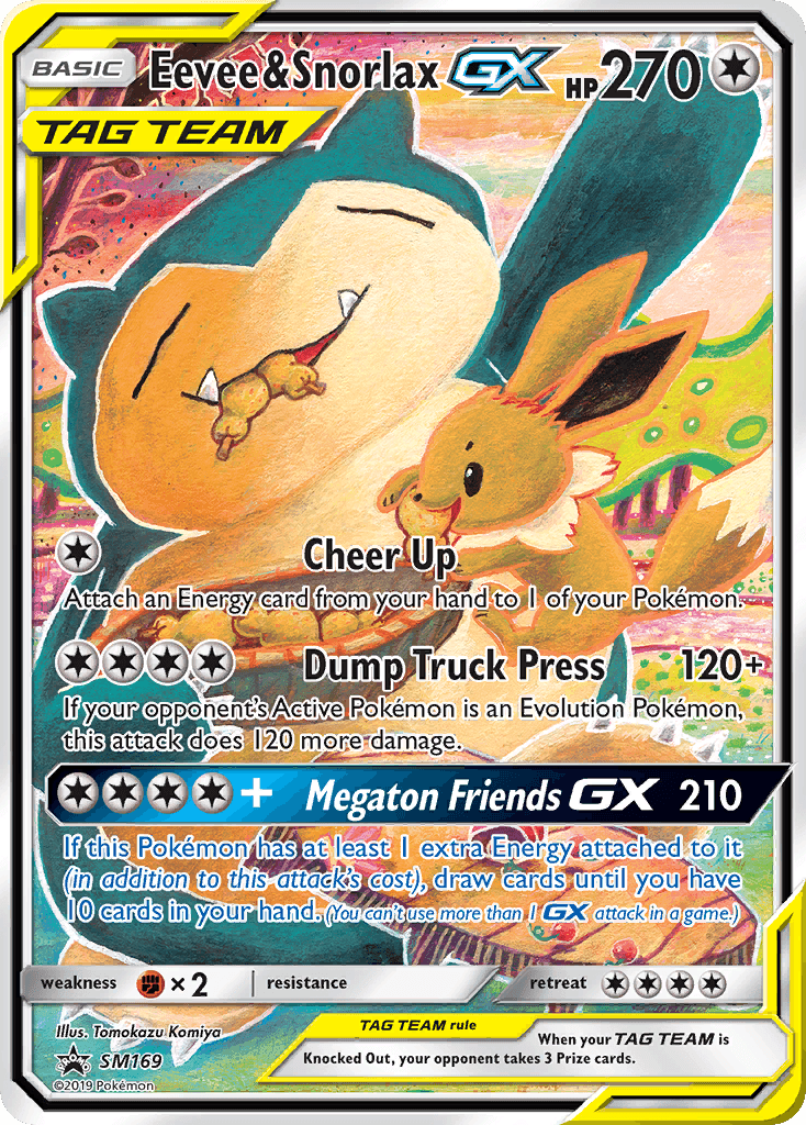 Eevee & Snorlax-GX SM169/248