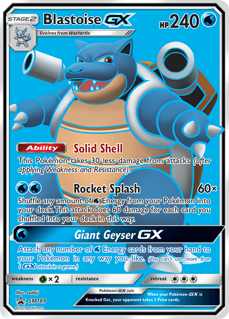 Blastoise-GX SM189/248