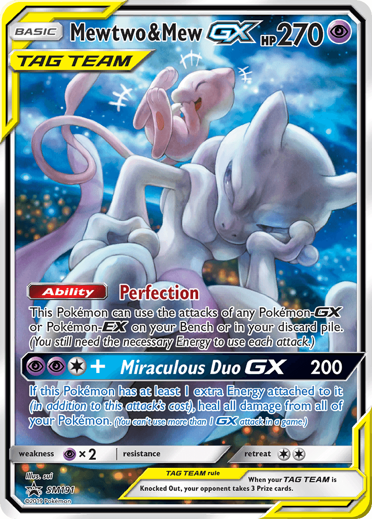 Mewtwo & Mew-GX SM191/248