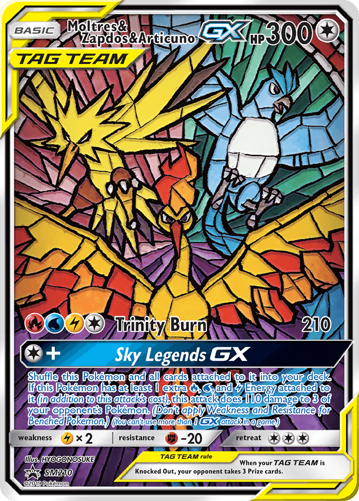 Moltres & Zapdos & Articuno-GX SM210/248