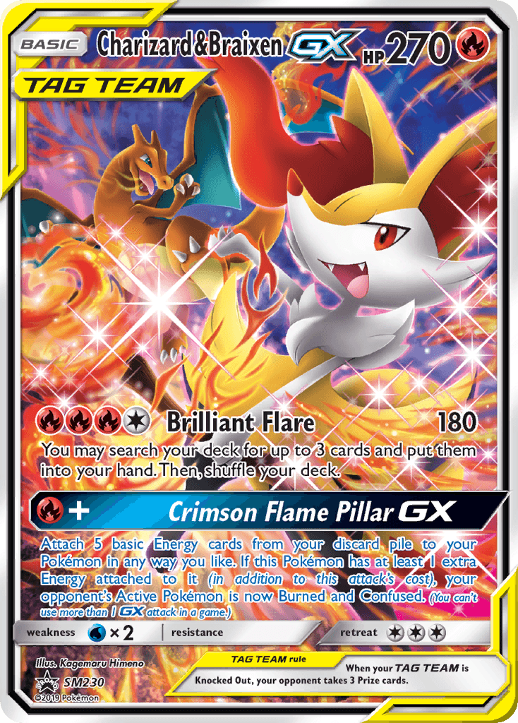 Charizard & Braixen-GX SM230/248