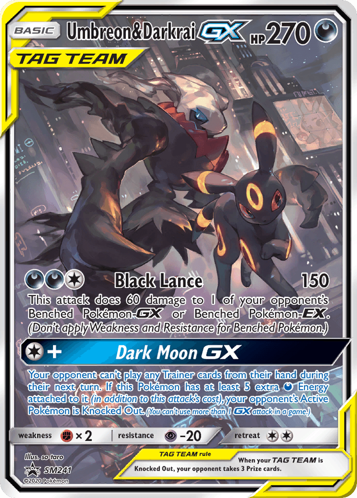 Umbreon & Darkrai-GX SM241/248