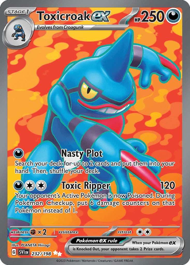Toxicroak ex 232/198
