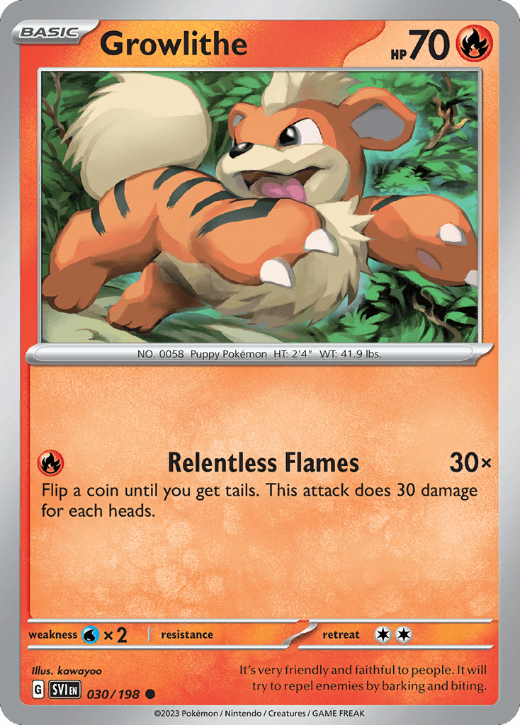 Growlithe 30/198