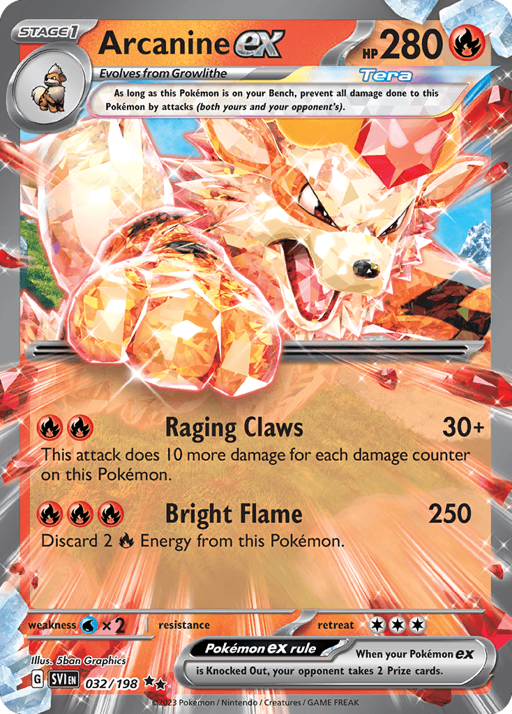 Arcanine ex 32/198