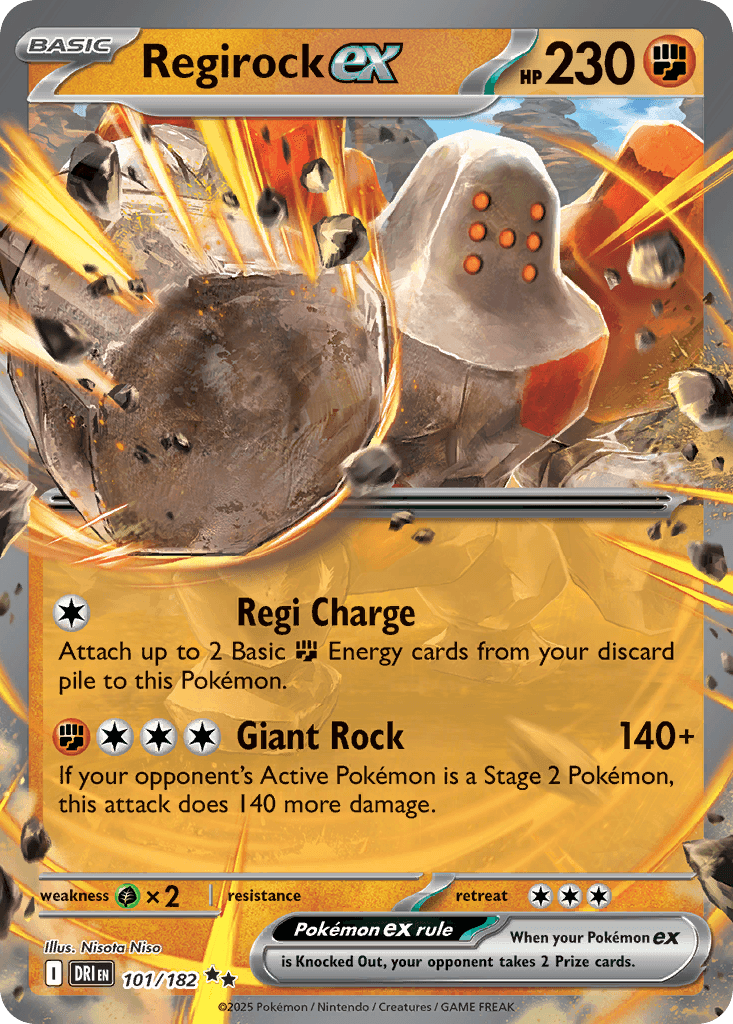 Regirock ex 101/182