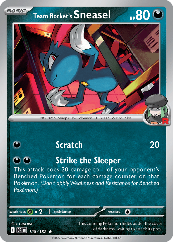 Team Rocket's Sneasel 128/182