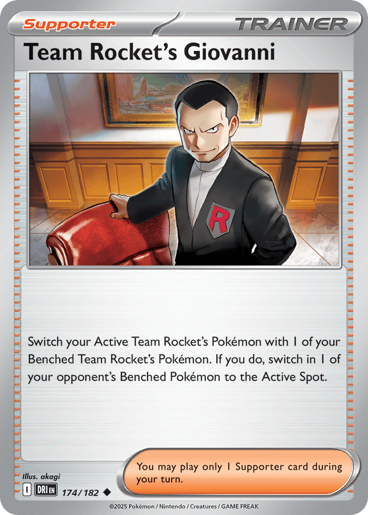 Team Rocket's Giovanni 174/182