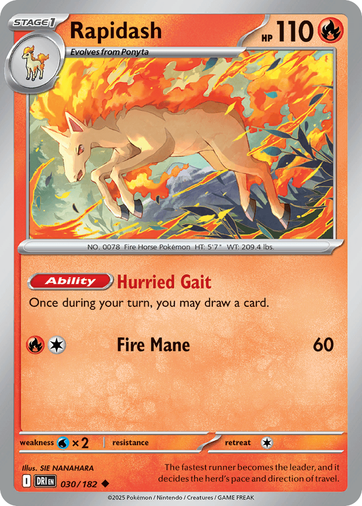 Rapidash 30/182