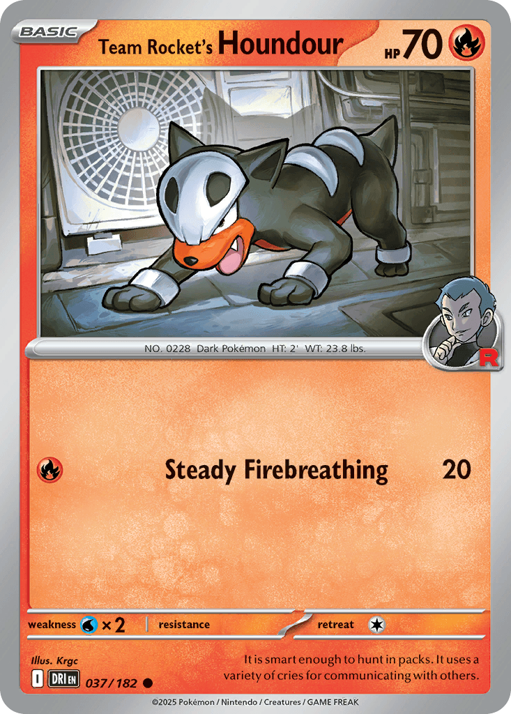 Team Rocket's Houndour 37/182