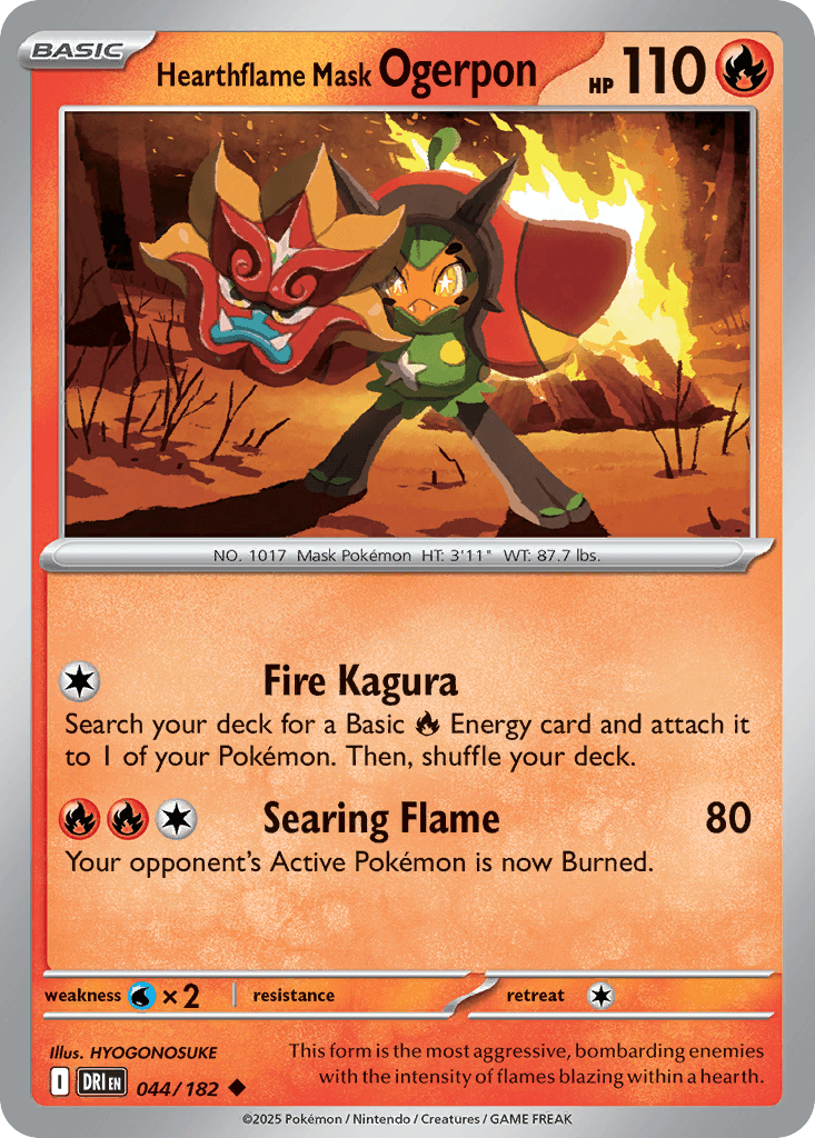 Hearthflame Mask Ogerpon 44/182