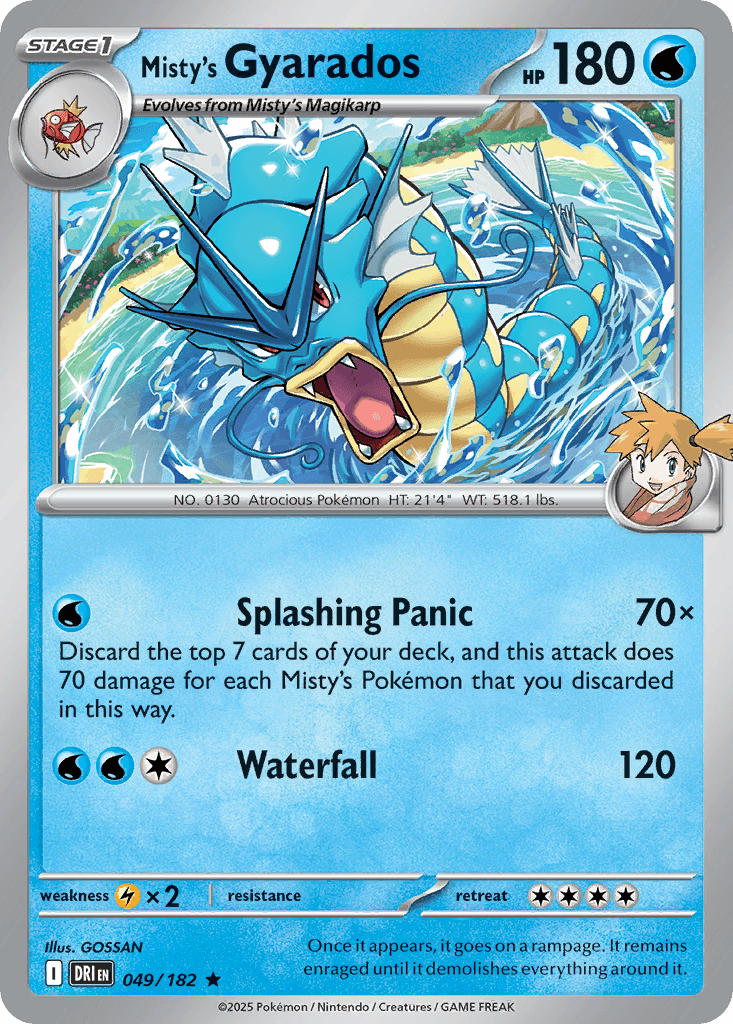 Misty's Gyarados 49/182