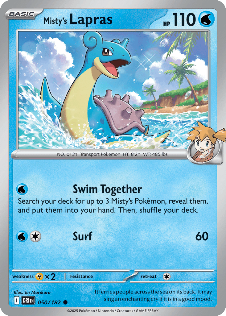 Misty's Lapras 50/182