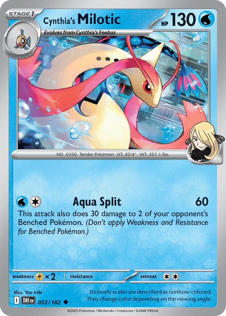 Cynthia's Milotic 53/182