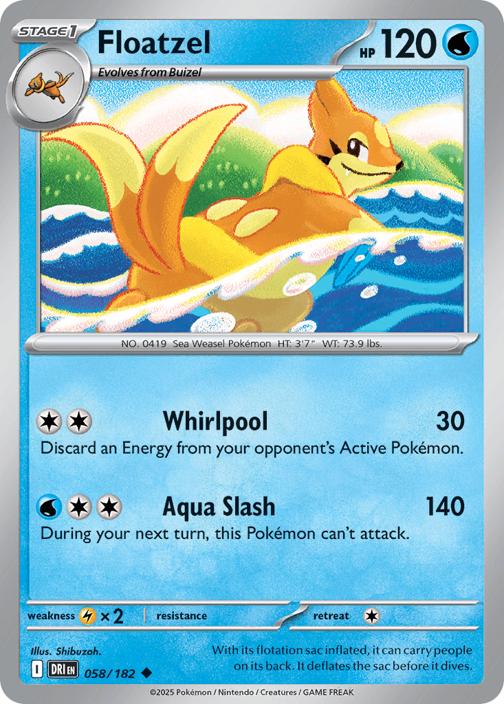 Floatzel 58/182