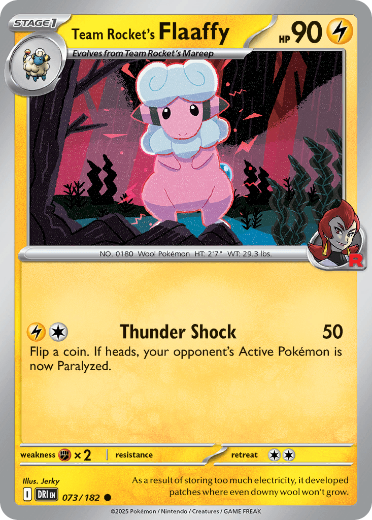 Team Rocket's Flaaffy 73/182