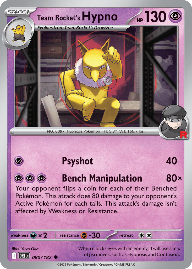 Team Rocket's Hypno 80/182