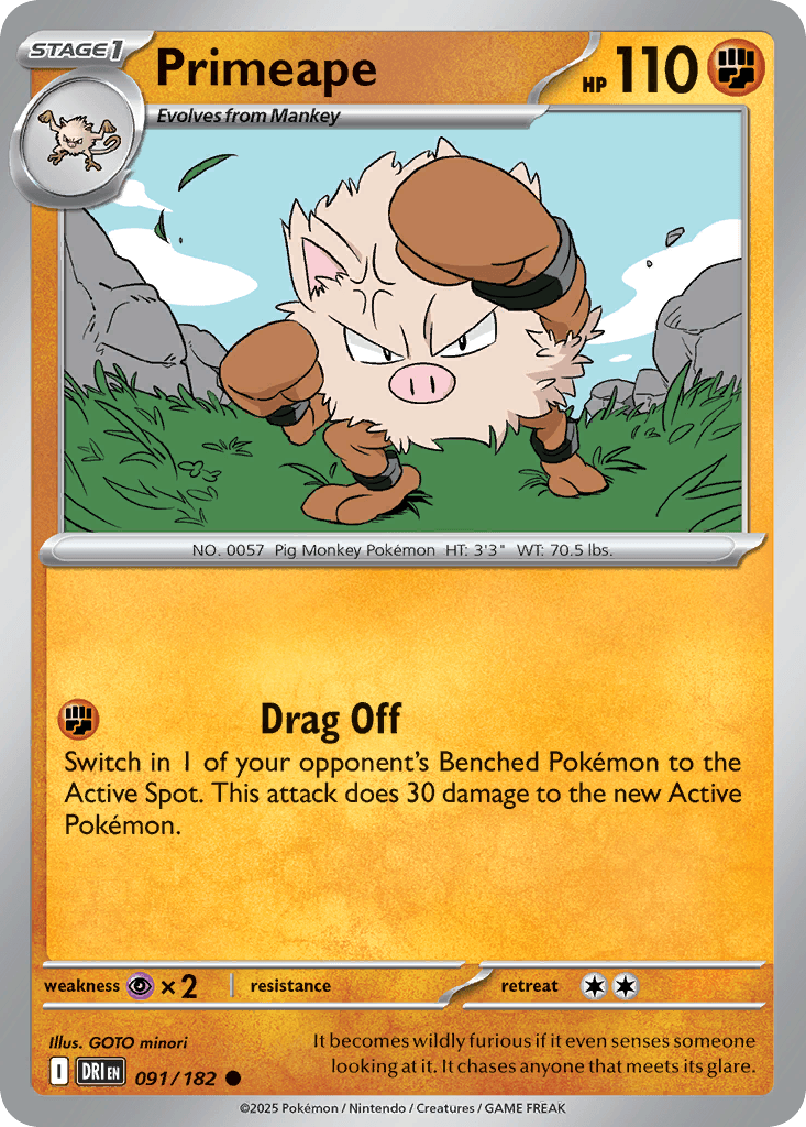 Primeape 91/182