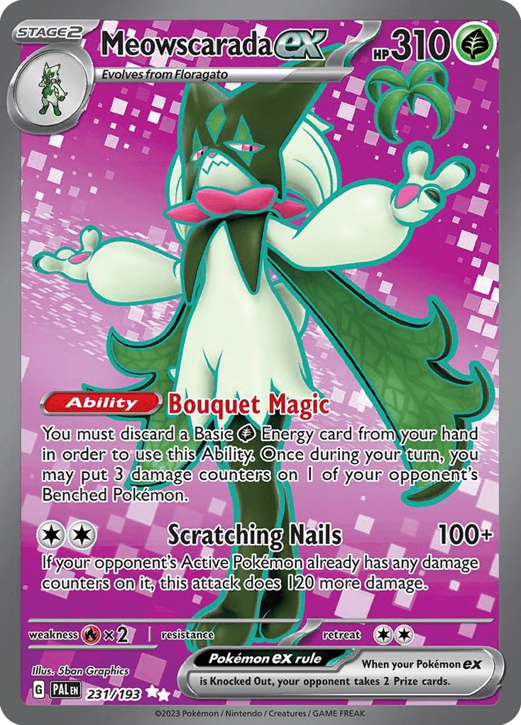 Meowscarada ex 231/193