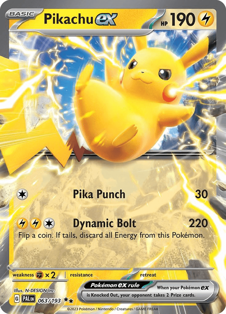 Pikachu ex 63/193