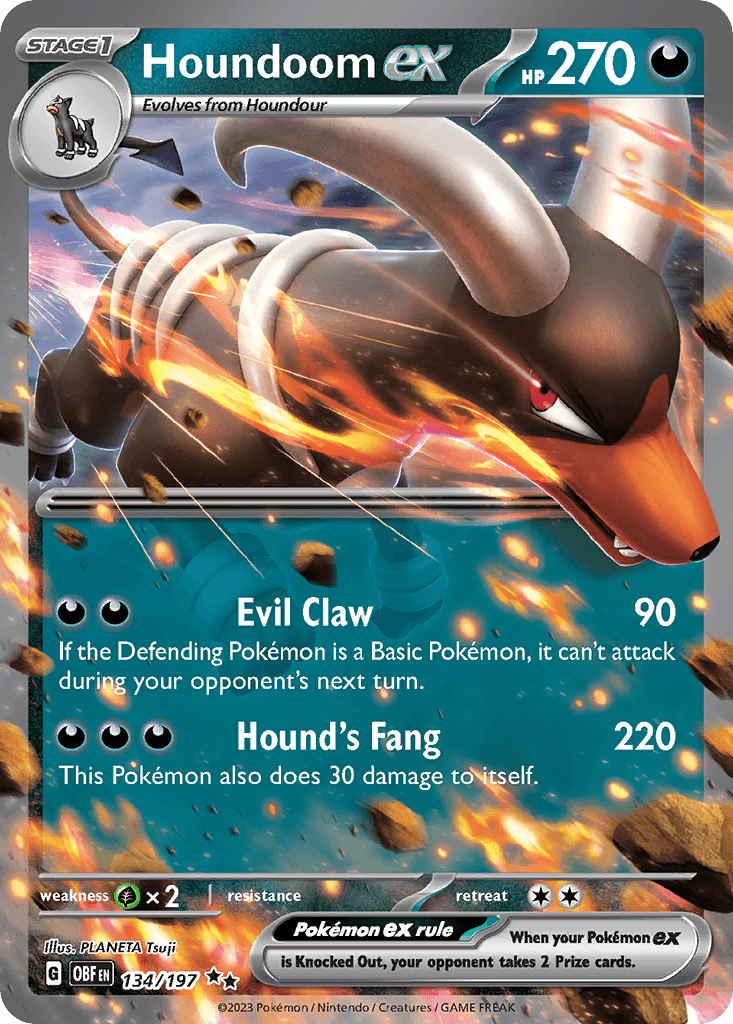 Houndoom ex 134/197