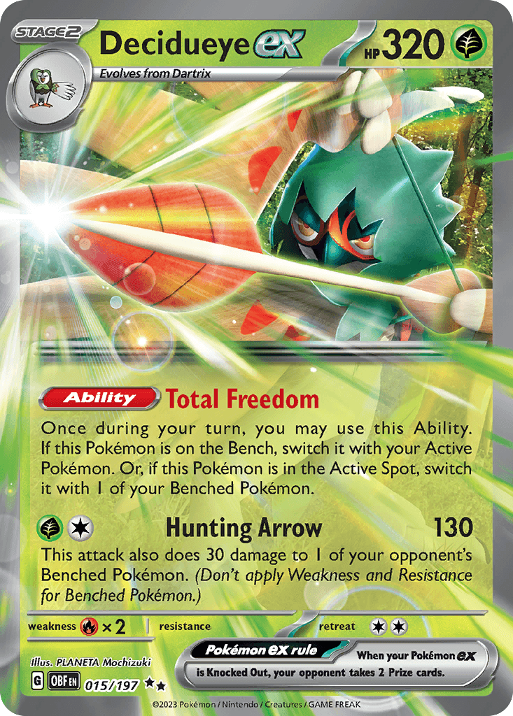Decidueye ex 15/197