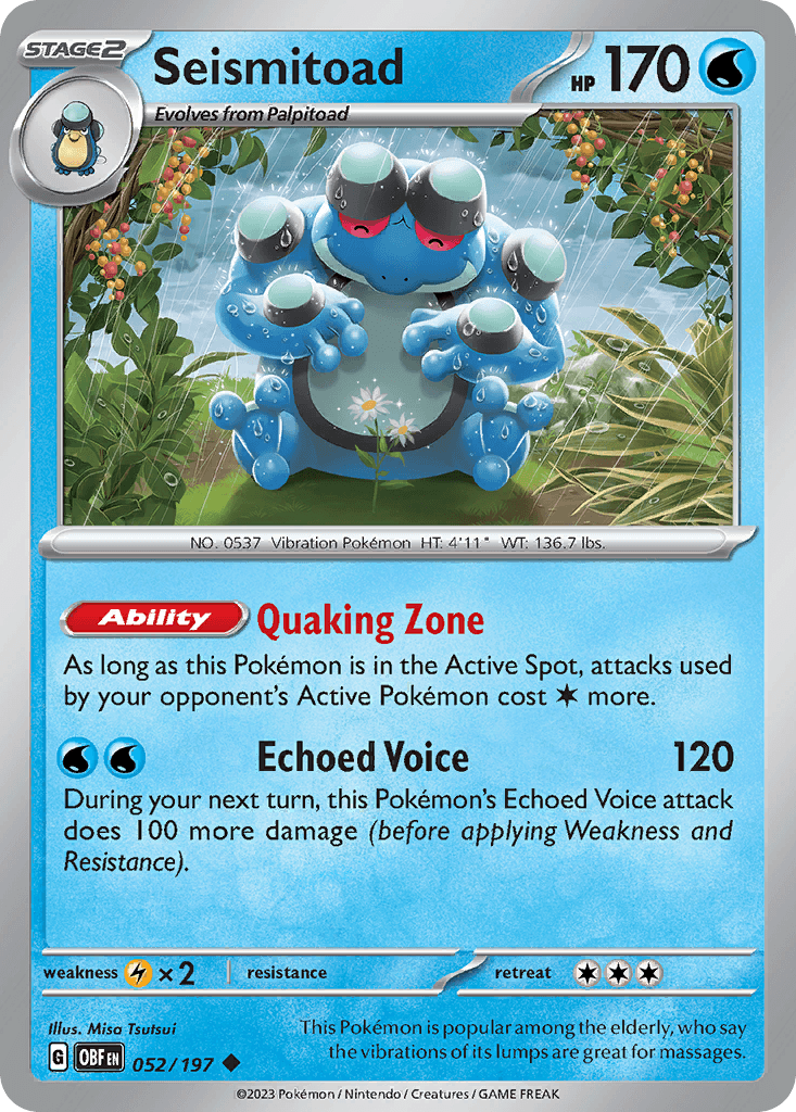 Seismitoad 52/197