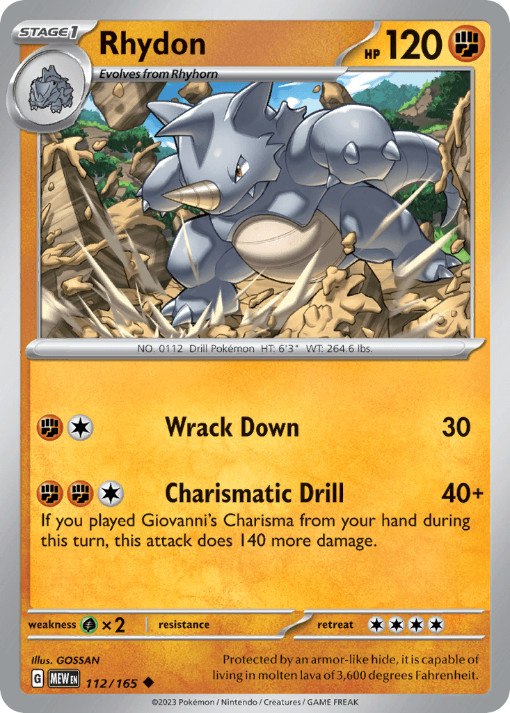Rhydon 112/165