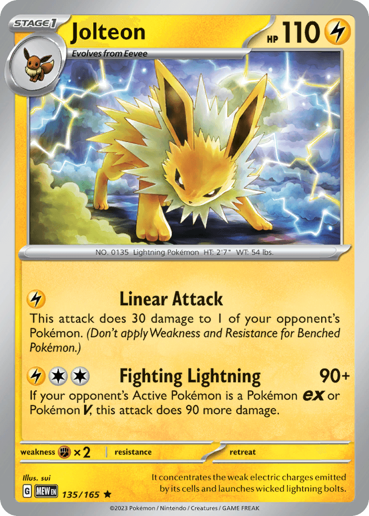 Jolteon 135/165