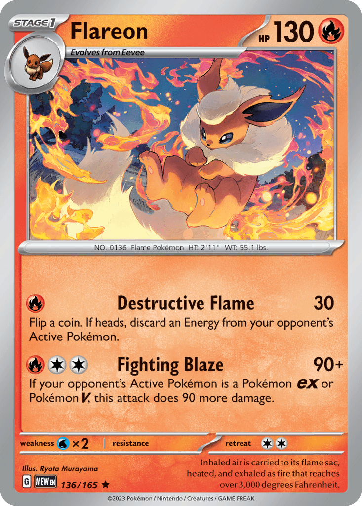 Flareon 136/165