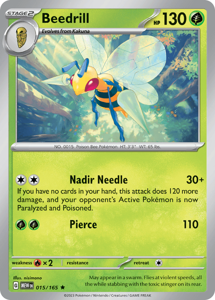 Beedrill 15/165
