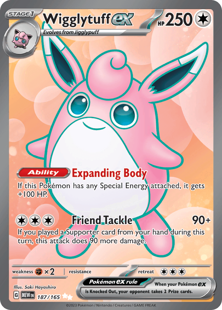 Wigglytuff ex 187/165