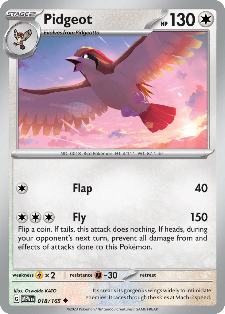 Pidgeot 18/165