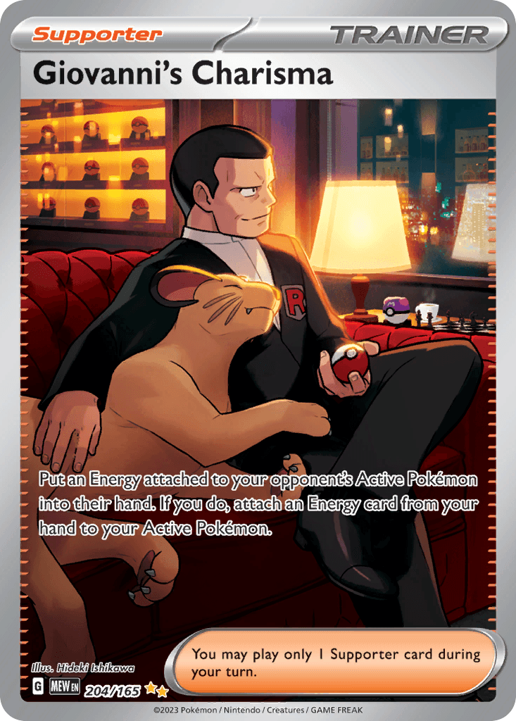 Giovanni's Charisma 204/165