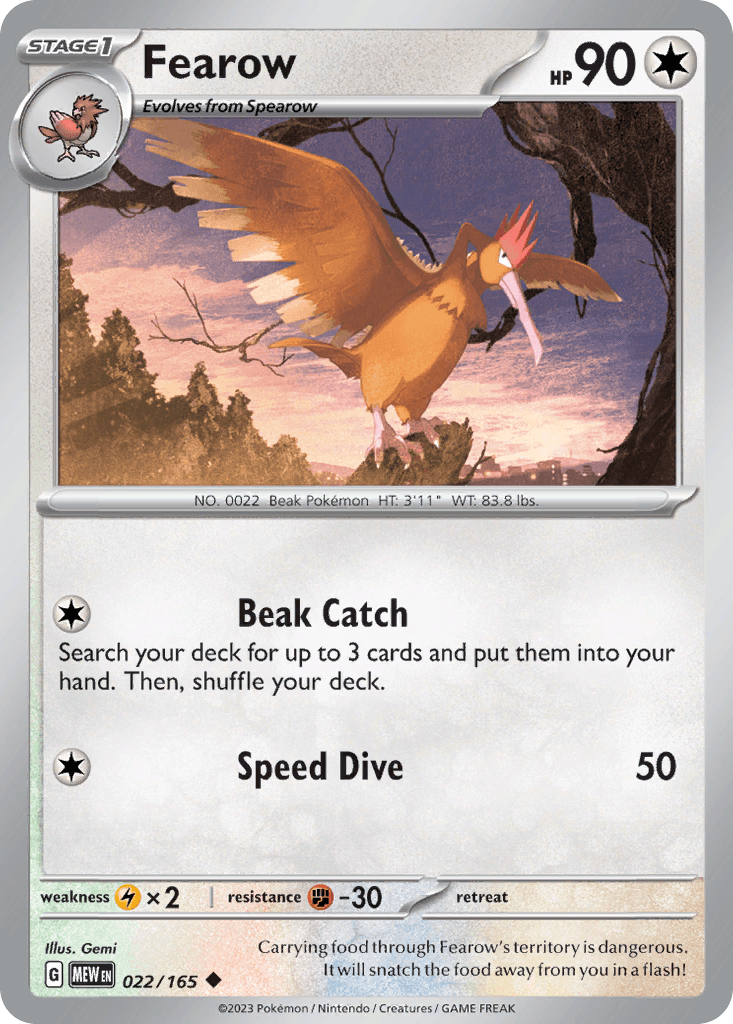 Fearow 22/165