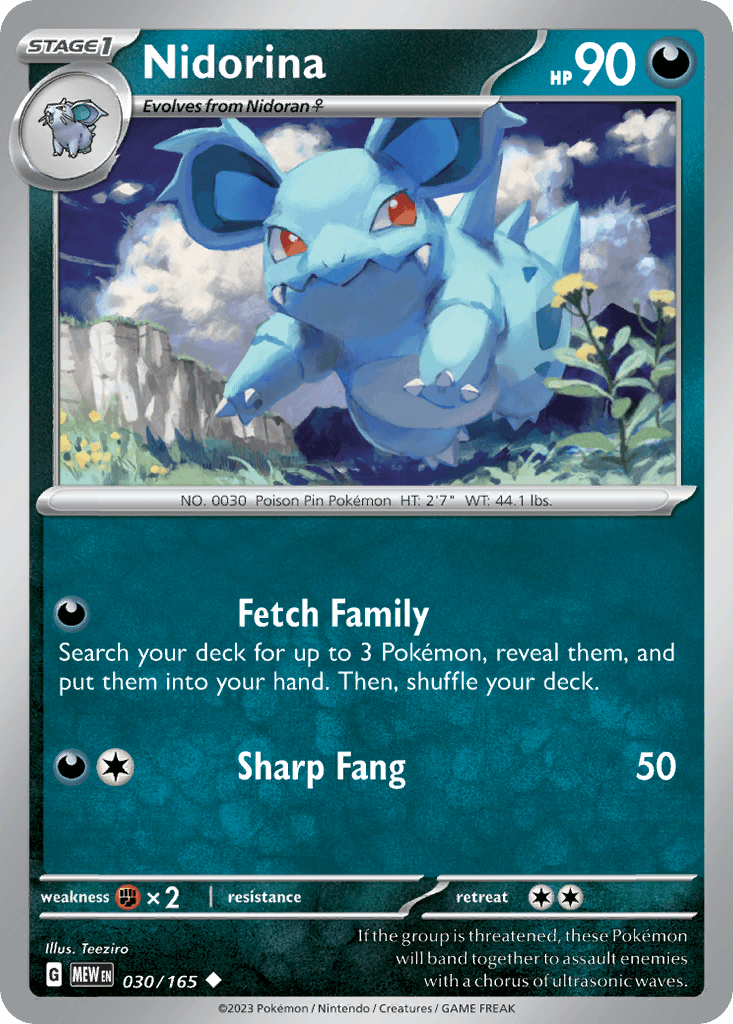 Nidorina 30/165