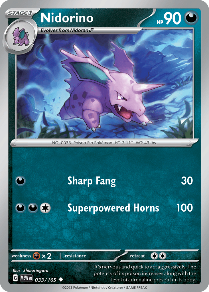 Nidorino 33/165