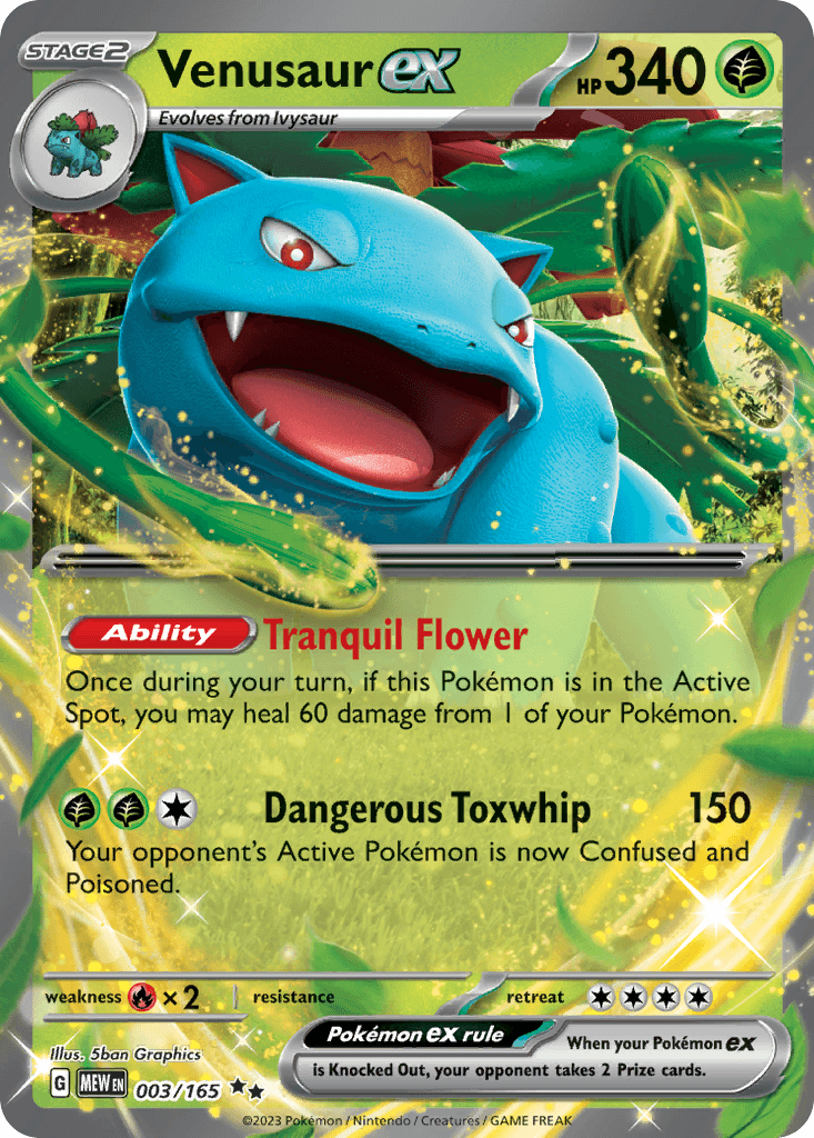 Venusaur ex 3/165