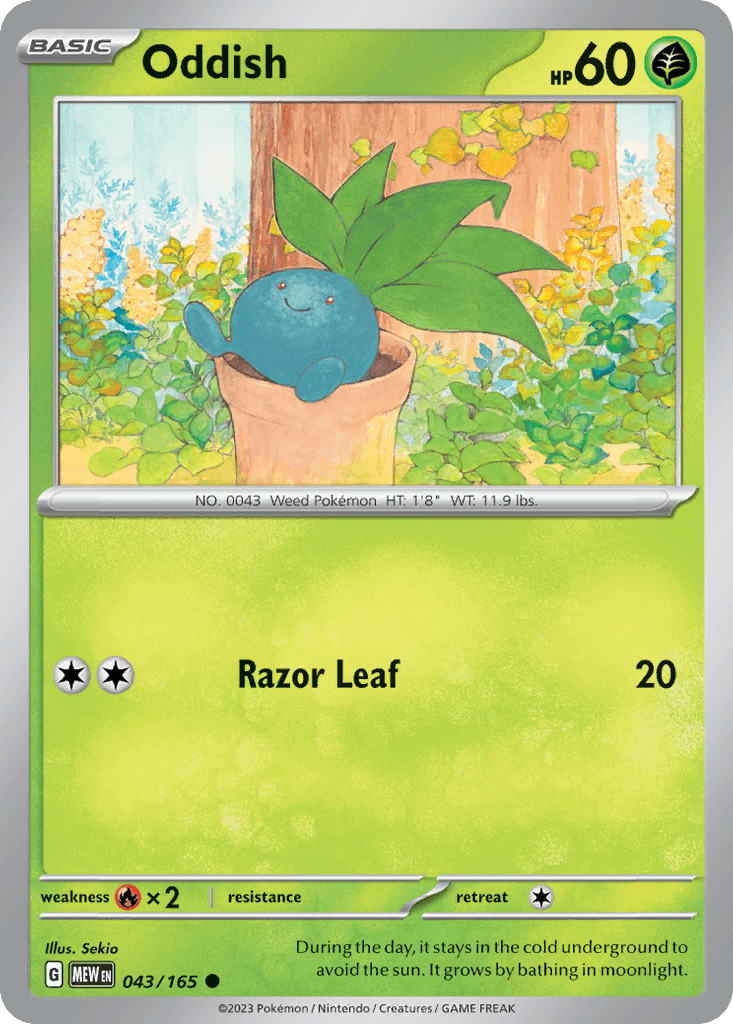 Oddish 43/165