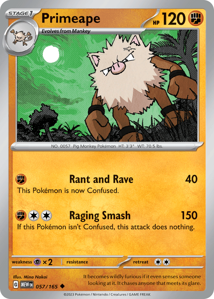 Primeape 57/165