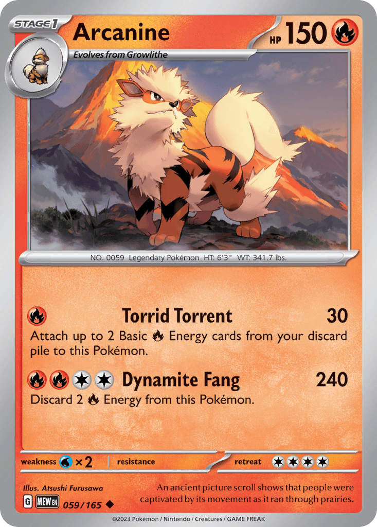 Arcanine 59/165