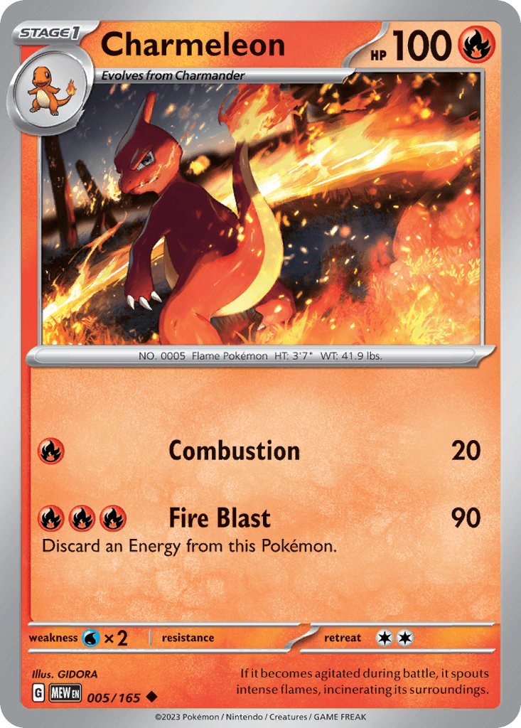 Charmeleon 5/165