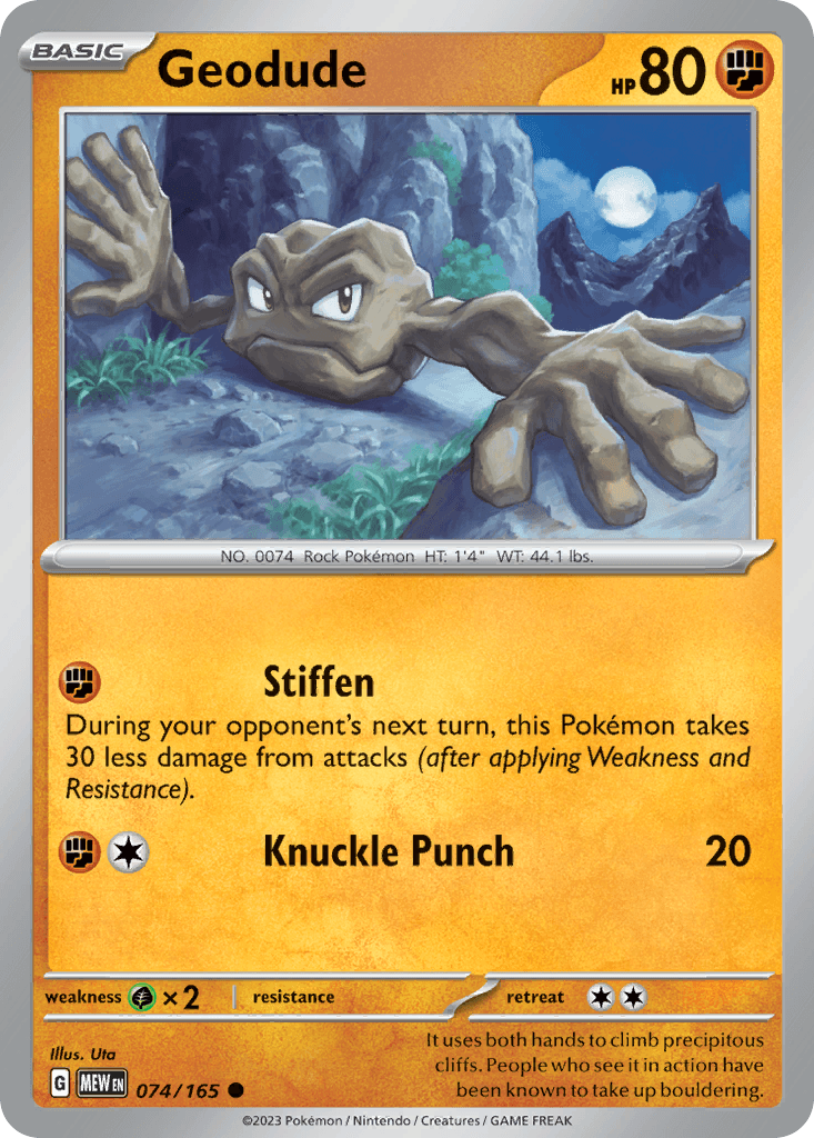 Geodude 74/165
