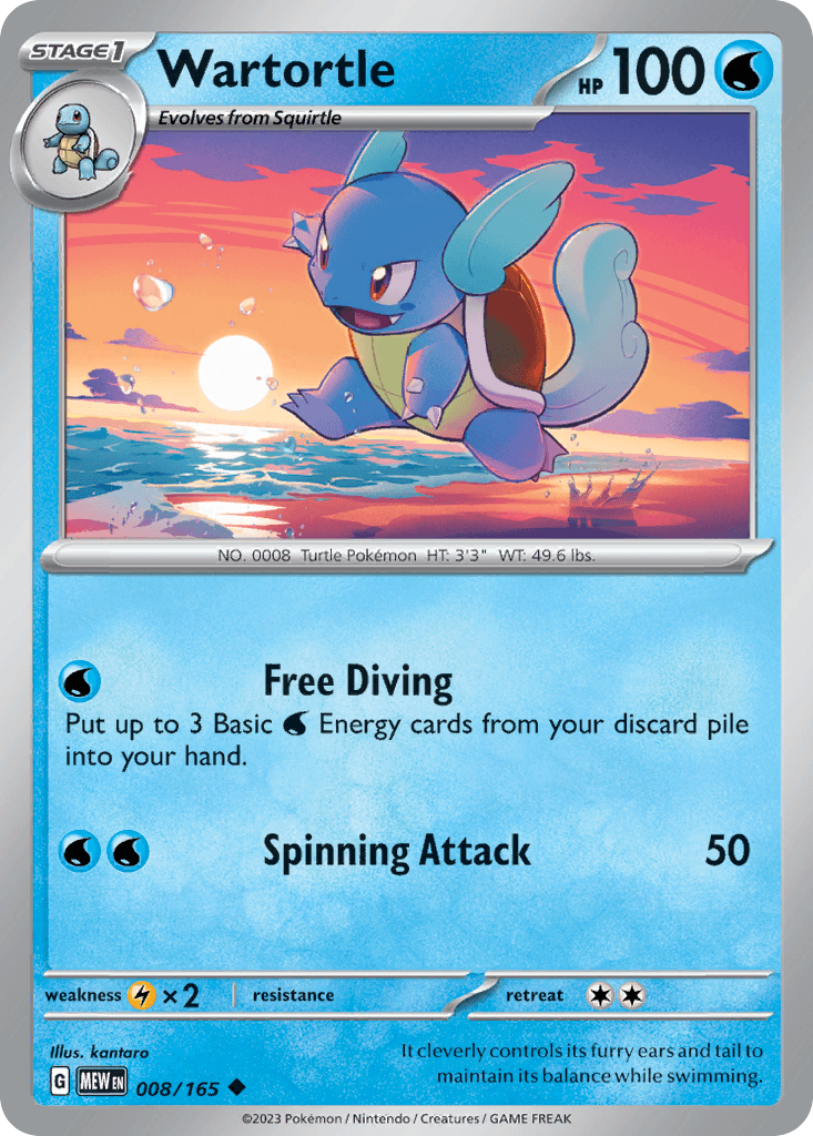 Wartortle 8/165